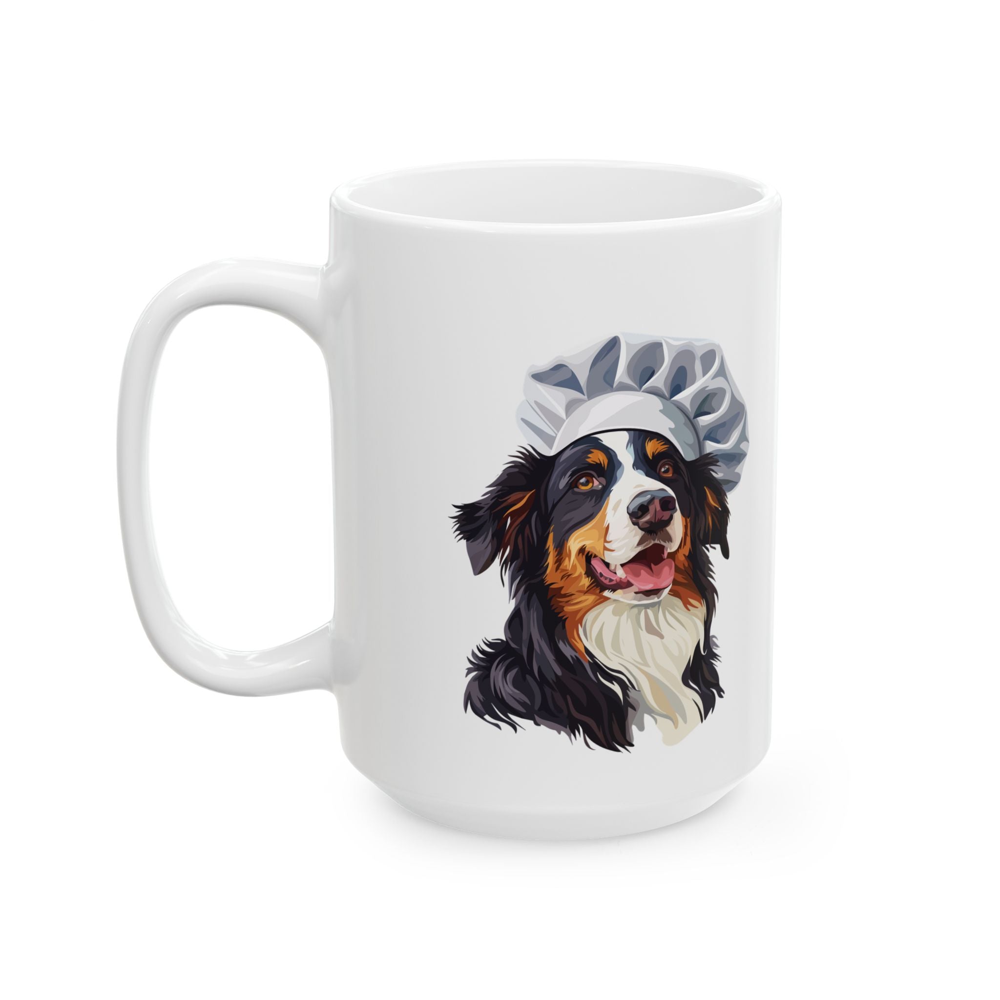 Australian Shepherd Chef Ceramic Mug