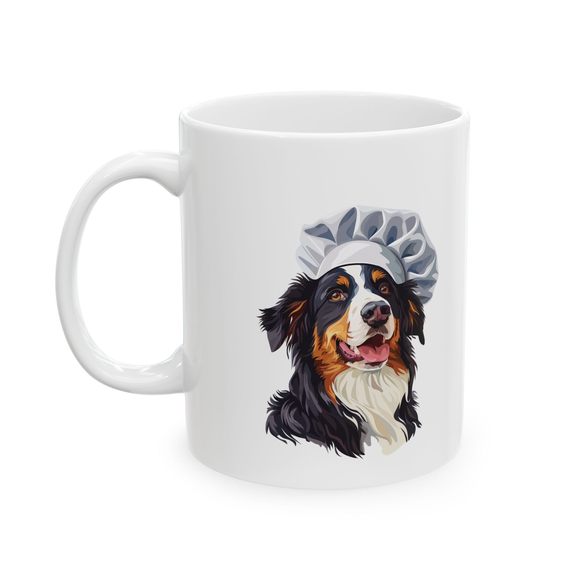 Australian Shepherd Chef Ceramic Mug