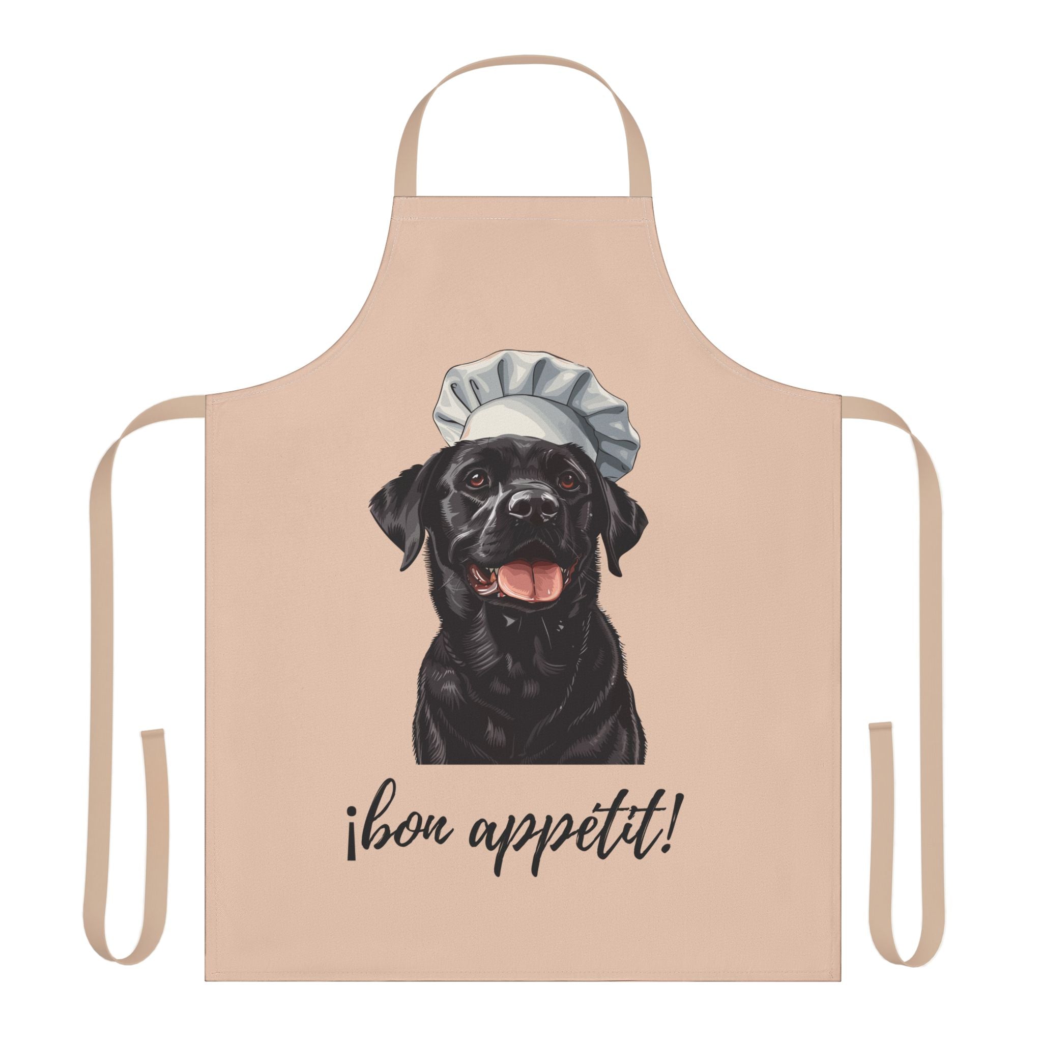 Black Labrador Chef Bon Appétit Apron